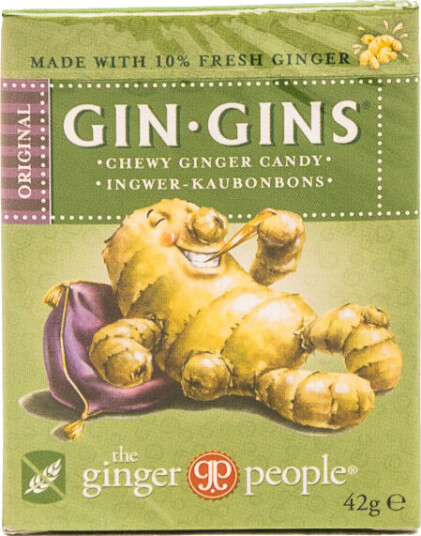 Ginger People Ingefær Godteri Original Gin-gin 42 g