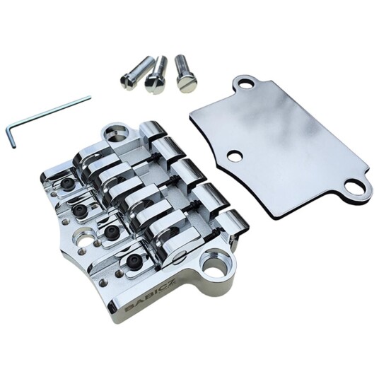 Babicz Fch 3-Point Bass Bridge - Chrome 4-String Ep-Style Babicz Fch 3-Point Bass Bridge - Chrome 4-String Ep-Style