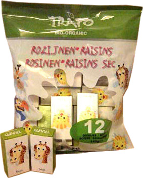 F.Z. Organic Rosiner i minipakninger 140g