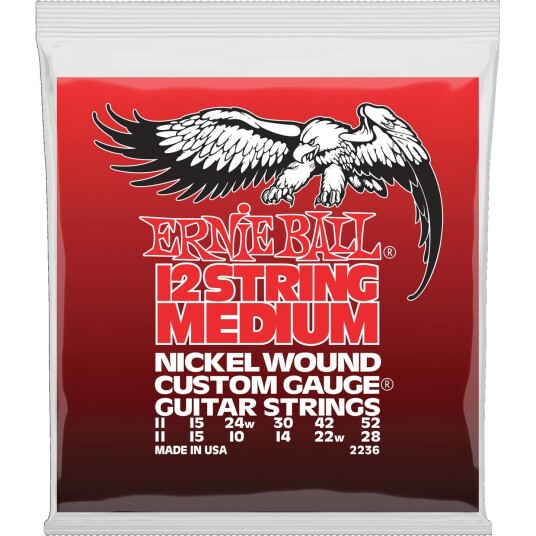 Ernie Ball Eb-2236 Nickelwound 12-String 011-052 Medium