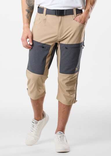 Nautic Experience Sail 3/4 Pants Beige/Charcoal Melange 3xl Turshorts