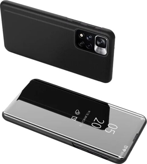 Hurtel Clear View Case cover for Realme C33 Flip Cover Black