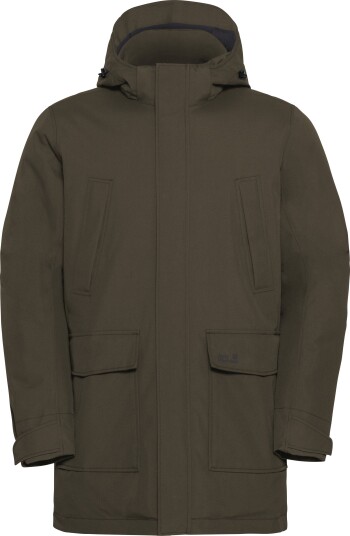 Jack Wolfskin Men"s Canyon Shield Parka Obsidian Moss, S