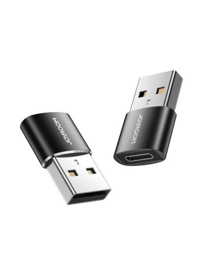 Joyroom S-H152 USB-C (Female) to USB-A (Male) Adapter 2-Pack Black Joyroom S-H152 USB male to Type-C female adapter-2