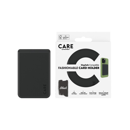 Panzerglass Magnetkortholder Svart MagSafe Kompatibel til iPhone 12, 13, 14