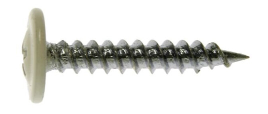 Grabber G31VITC Monteringsskrue Hvit 100-pakning 4,2 x 13 mm Innfesting