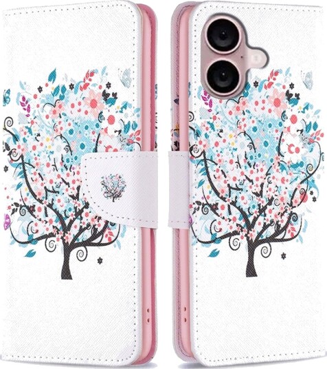 Trolsk Lommebokdeksel Blomstrende Tre (iPhone 16)