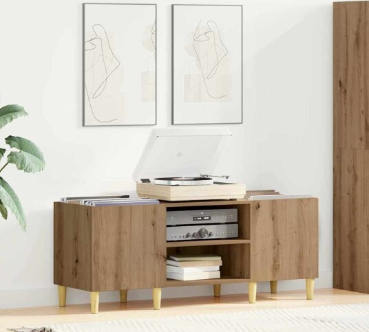  Plateskap Artisan Eik 121 x 38 x 48 cm Konstruert tre