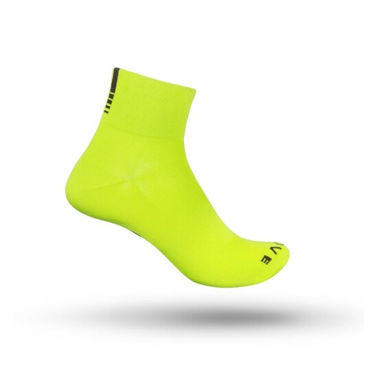 GripGrab Lightweight SL Short Sykkelsokker Gul Hi vis