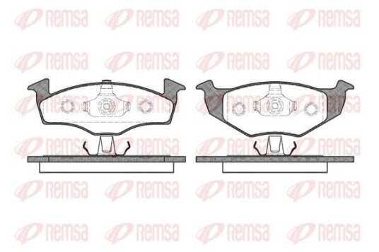 Bremseklosser REMSA 0609.20 Bremseklosser REMSA 0609.20