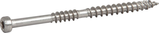 ESSVE 4,8 mm Ø A4 Plattingskrue 75 mm 250-pakning for terrassemontering