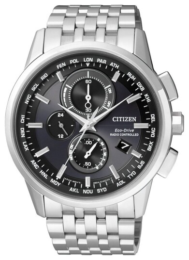 Citizen Herreklokke AT8110 61E Radio Controlled Sort/Stål Ø43 mm Citizen Herreklokke AT8110 61E Radio Controlled Sort/Stål Ø43 mm