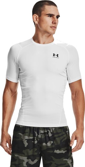 Under Armour Ua Hg Armour Comp Ss - White - XXXXL