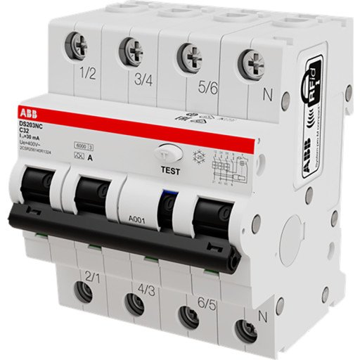 ABB Rcbo c 32/0.03 6ka ds203nc c32 a30 (8012542831228)