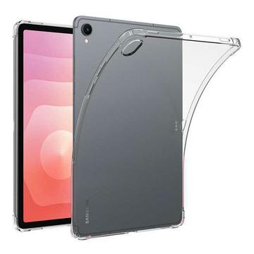 Samsung Galaxy Tab S11 støtsikkert silikon-deksel Gjennomsiktig