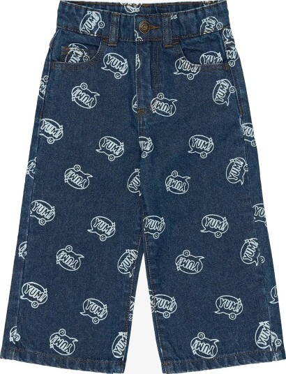 The New Tnstyale Baggy Fit Jeans - MEDIUM BLUE DENIM AOP - 98