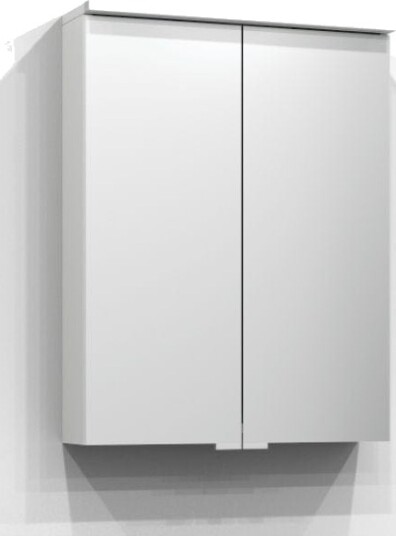 Svedbergs Bloc Speilskap Hvit / 55cm Uten Servantlys med Jordfeilbryter Svedbergs Bloc Speilskap Hvit / 55cm Uten Servantlys med Jordfeilbryter
