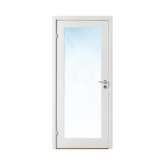 Innerdør Bygg1 Stil 1 Hvit Frostet Glass Innerdør Bygg1 Stil 1 Hvit Frostet Glass