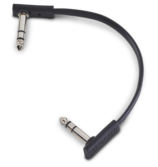 Rockboard Flat TRS Cable 15 cm BK