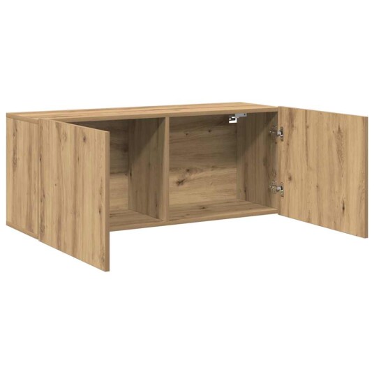  Vegghengt TV-benk artisan eik 100x30x41 cm 8721158446589