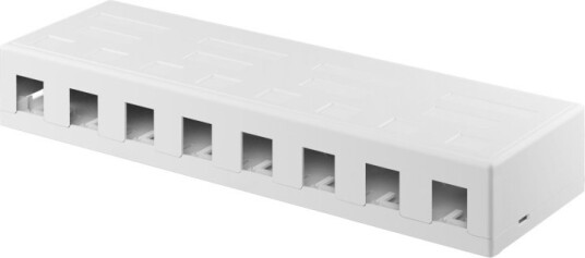 Goobay 8-port Keystone deksel med Snap-In montering