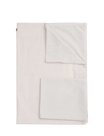 Copenhagen Colors Future Baby Bed Linen W. Stripes - Pink - 110X125CM;35X55CM
