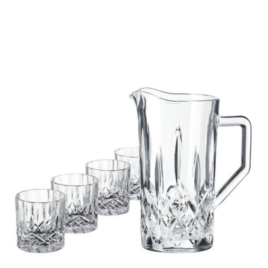 Aida   Harvey glassett kanne 1L + 4 whiskyglass