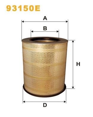 Luftfilter WIX FILTERS 93150E Luftfilter WIX FILTERS 93150E