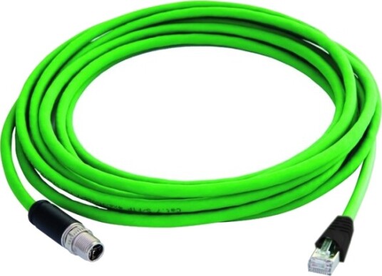 Telegärtner 100017240 Cat6a U/UTP M12 RJ45 patchkabel blå 2 m