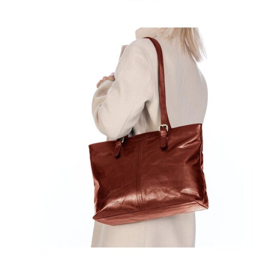 Springfield veskenett i skinn Cognac Springfield veskenett i skinn Cognac