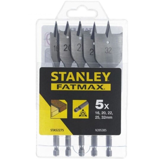 Stanley Flatbor sett fatmax 5stk sta52275 16 32mm