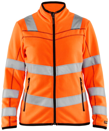 Blaklader Hi Vis Mikrofleecejakke 4966 Dame Oransje M