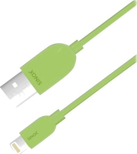 Sinox I Media Lightning Kabel Usb Hann Til Lightning Hann 1 M Grønn