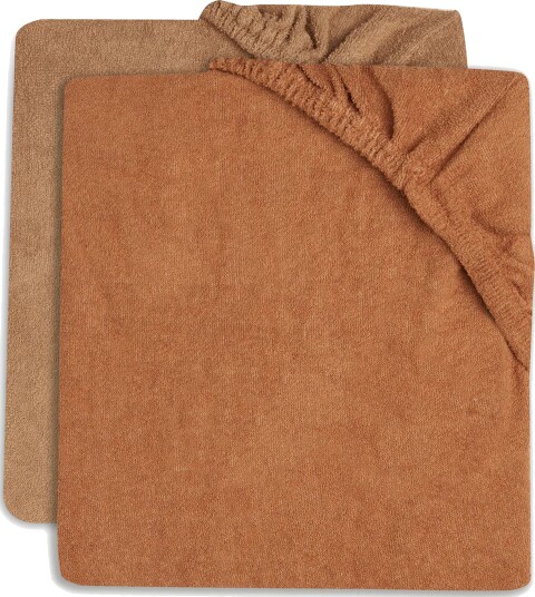 Jollein Stellemattetrekk 50x70cm 2-Pakk Caramel/Biscuit Jollein Stellemattetrekk 50x70cm 2-Pakk Caramel/Biscuit