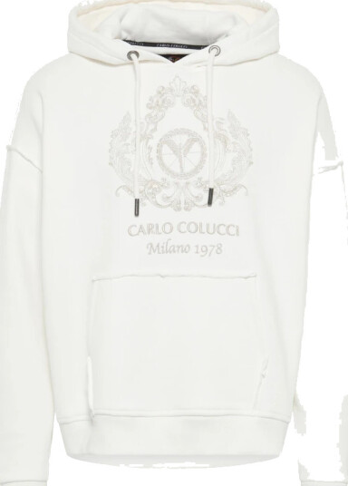 Carlo Colucci Herre Gensere & Hettegensere Hvit M,