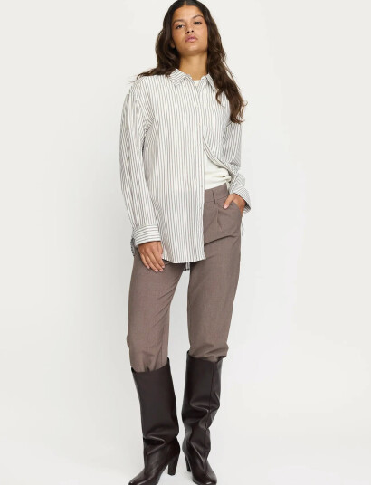 Soft Rebels Srveronica Striped Shirt - Black - S