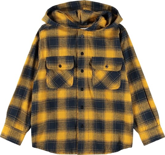 Molo Cardigan   Rizz   Energy Sjekk   Molo   13 14 år 158 164   Cardigan Gul Marineblå