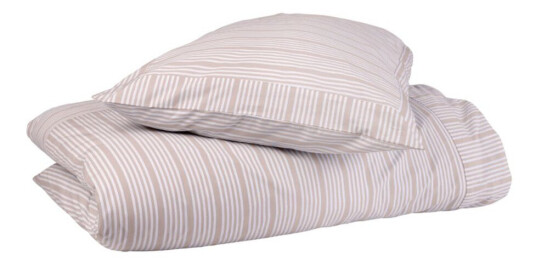 Home By Ilse Jacobsen Bedding Collection dynetrekk 140x220+50x70 cm sand stripes Home By Ilse Jacobsen Bedding Collection dynetrekk 140x220+50x70 cm sand stripes