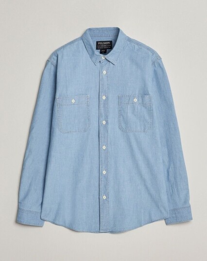 Filson Chambray CPO Shirt Light Indigo