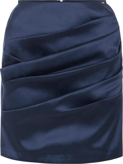 Elisabetta Franchi Dame Skjørt Blå 2XL,