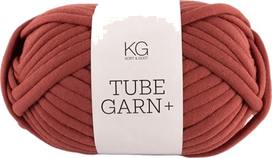 Kort og Godt Tubegarn+ 7mm Rust 8009, 120g