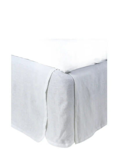 Himla Miramar Bed Skirt - White - 90X220X42CM