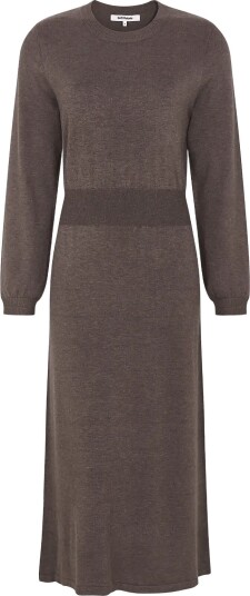 Soft Rebels Srmarla Midi Dress Knit Brown XXL Soft Rebels Srmarla Midi Dress Knit Brown XXL