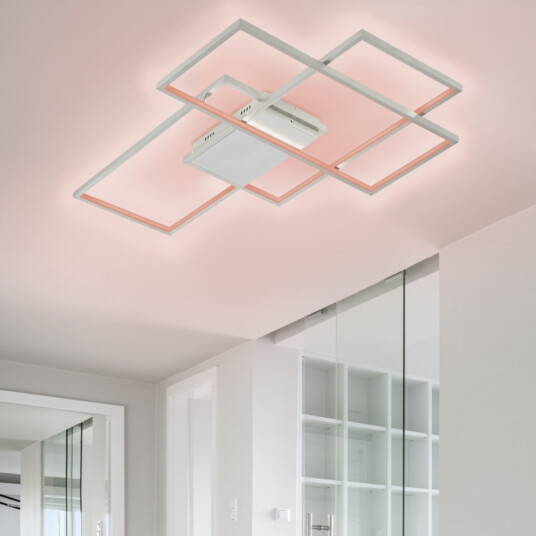 Trio Lighting Thiago taklampe - Nikkel