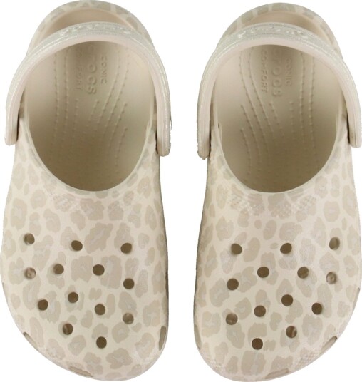Crocs Classic Animal Glitter Clog K Cream 30/31
