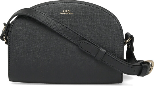A.P.C. Sac Demi Lune Mini Black ONE SIZE A.P.C. Sac Demi Lune Mini Black ONE SIZE