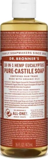 Dr Bronner eucalyptus såpe 475 ml