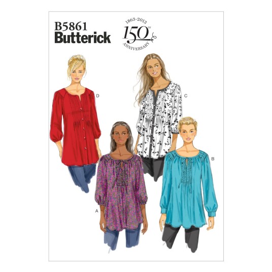 Butterick 5861- Tunika RR (18W-20W-22W-24W)