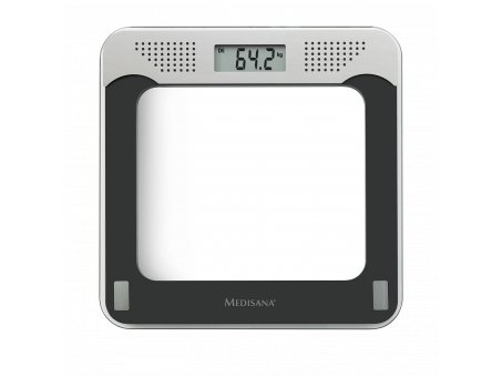 Medisana 40448 Elektronisk Personvekt 180 Kg 100 G Sort Grå Kg Rektangel