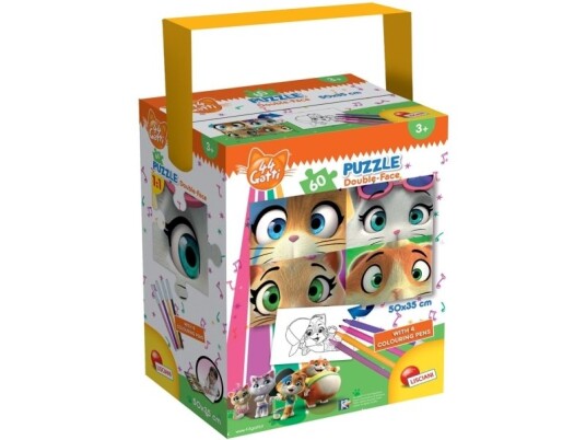 Lisciani Giochi Tub Puzzle Mini 60 44 Gatti Eyes Cats! Alle Kjønn Nemo